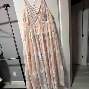 Elegant Floral Maxi Dress